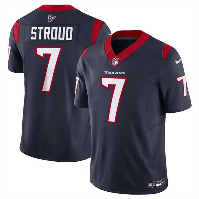 Men & Women & Youth Houston Texans #7 C.J. Stroud Navy 2023 F.U.S.E Vapor Untouchable Jersey,We sell and wholesale Men & Women & Youth Houston Texans #7 C.J. Stroud Navy 2023 F.U.S.E Vapor Untouchable Jersey on line form chian!